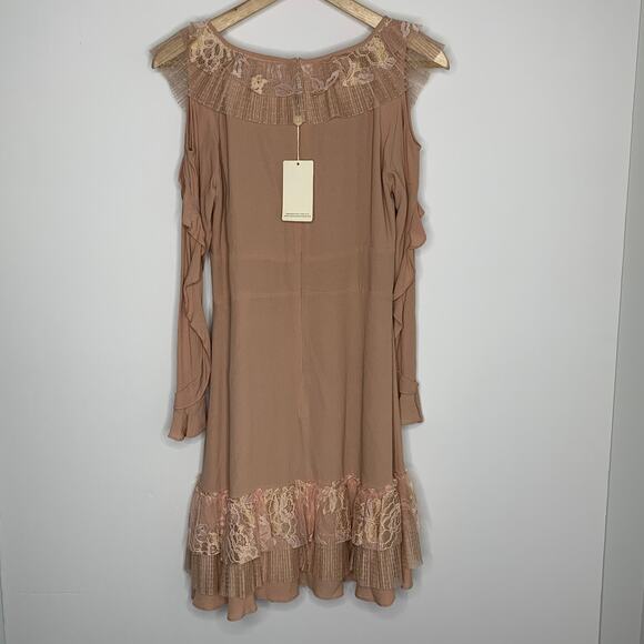 For Love And Lemons Claire Pleated Ruffle Dress - Picture 5 of 16